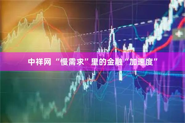 中祥网 “慢需求”里的金融“加速度”
